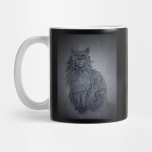 Black cat Mug